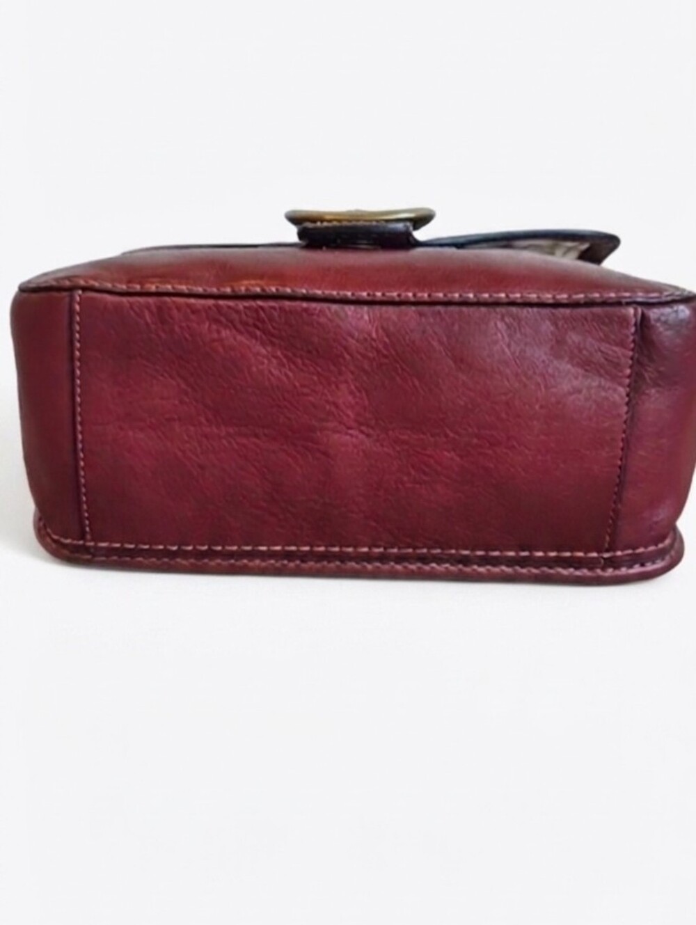 Coach 2007 Bleecker Large Flap Shoulder Bag Wine Tattersall 11419 NWT - Picture 10 of 15